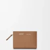 Duet Compact Wallet in Smooth and Grained Calfskin Duet Compact Wallet in Smooth and Grained Calfskin