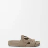 Ease Monogram Slide in Suede Ease Monogram Slide in Suede