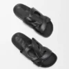 Ease Monogram Slide in Vegetable-Tanned Calfskin
