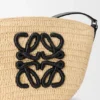 Eclipse Pochette in Raffia and Calfskin