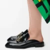 Edge Loafer Mule in Brushed Calfskin Edge Loafer Mule in Brushed Calfskin