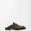 Edge Loafer Mule in Brushed-Off Calfskin Edge Loafer Mule in Brushed-Off Calfskin
