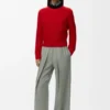Elasticated Trousers in Wool