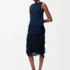 Embellished Dress in Viscose