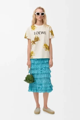 Embellished T-Shirt in Cotton Embellished T-Shirt in Cotton