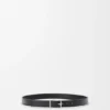 Essential Belt in Shiny Sleek Calfskin Essential Belt in Shiny Sleek Calfskin