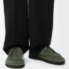 Faro Lace-Up in Suede Calfskin
