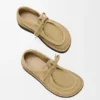 Faro Lace-Up in Suede Calfskin Faro Lace-Up in Suede Calfskin