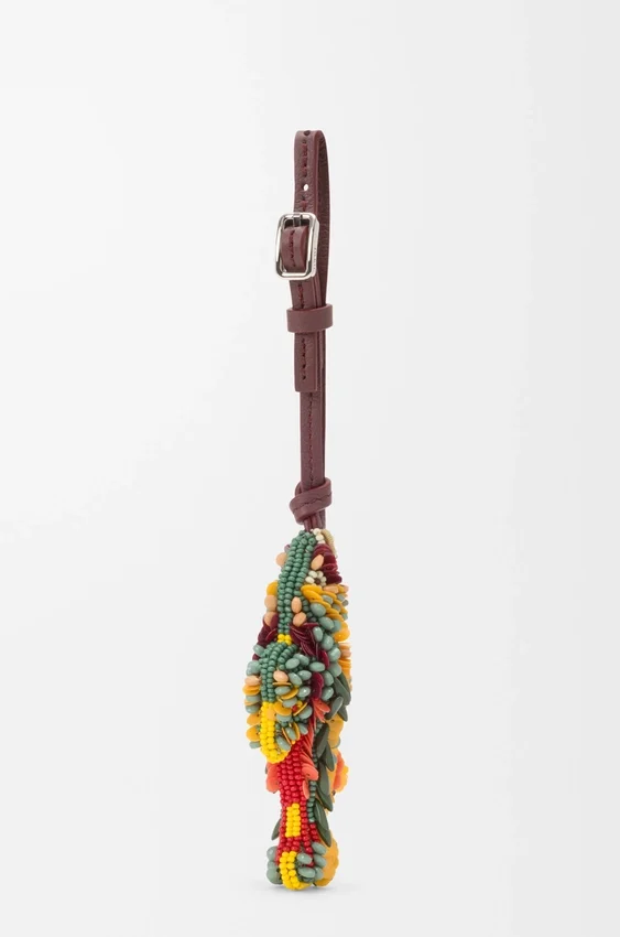 Fish Charm in Felt, Beads and Calfskin Fish Charm in Felt, Beads and Calfskin