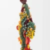 Fish Charm in Felt, Beads and Calfskin Fish Charm in Felt, Beads and Calfskin