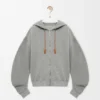 Flamenco Hoodie in Cotton and Cashmere Flamenco Hoodie in Cotton and Cashmere