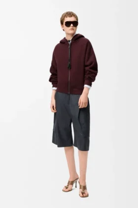 Flamenco Hoodie in Cotton and Cashmere Flamenco Hoodie in Cotton and Cashmere