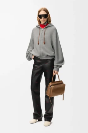 Flamenco Hoodie in Cotton and Cashmere Flamenco Hoodie in Cotton and Cashmere