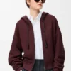 Flamenco Hoodie in Cotton and Cashmere Flamenco Hoodie in Cotton and Cashmere