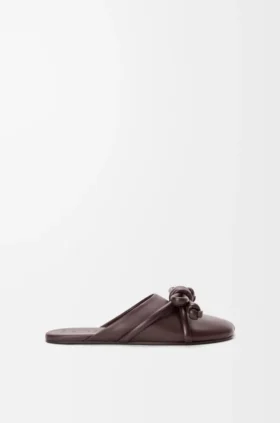Flamenco Knot Mule in Lambskin