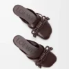 Flamenco Knot Mule in Lambskin Flamenco Knot Mule in Lambskin