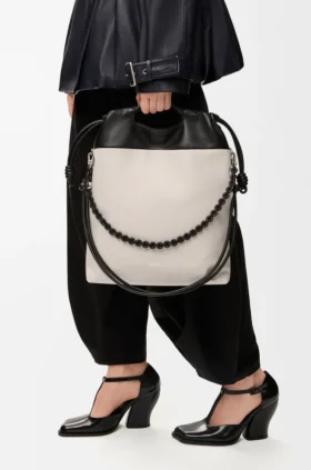 Flamenco Purse Tote in Mellow Nappa Lambskin