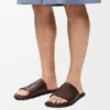 Flex Anagram Slide in Soft Calfskin Flex Anagram Slide in Soft Calfskin