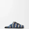 Flex Mule in Raffia and Calfskin Flex Mule in Raffia and Calfskin