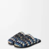 Flex Mule in Raffia and Calfskin Flex Mule in Raffia and Calfskin
