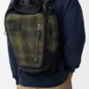 Flex Roll-Top Backpack in Canvas and Brushed Suede Flex Roll-Top Backpack in Canvas and Brushed Suede