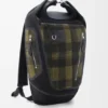 Flex Roll-Top Backpack in Canvas and Brushed Suede Flex Roll-Top Backpack in Canvas and Brushed Suede