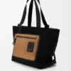 Flex Zipped Tote in Canvas and Suede Flex Zipped Tote in Canvas and Suede