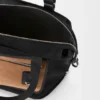 Flex Zipped Tote in Canvas and Suede Flex Zipped Tote in Canvas and Suede