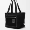 Flex Zipped Tote in Canvas and Suede Flex Zipped Tote in Canvas and Suede
