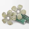 Flor Earrings in Sterling Silver and Crystals Flor Earrings in Sterling Silver and Crystals