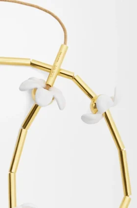 Flor Necklace in Sterling Silver and Enamel