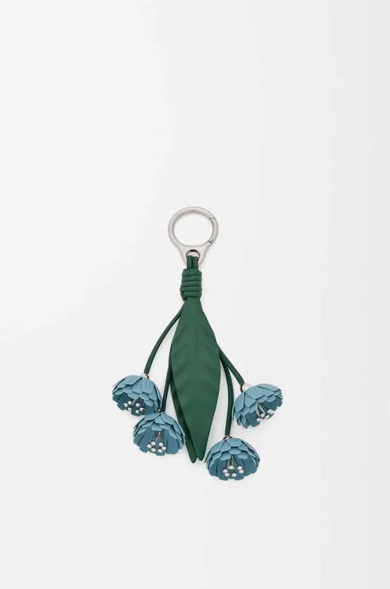 Flower Charm in Classic Calfskin Flower Charm in Classic Calfskin