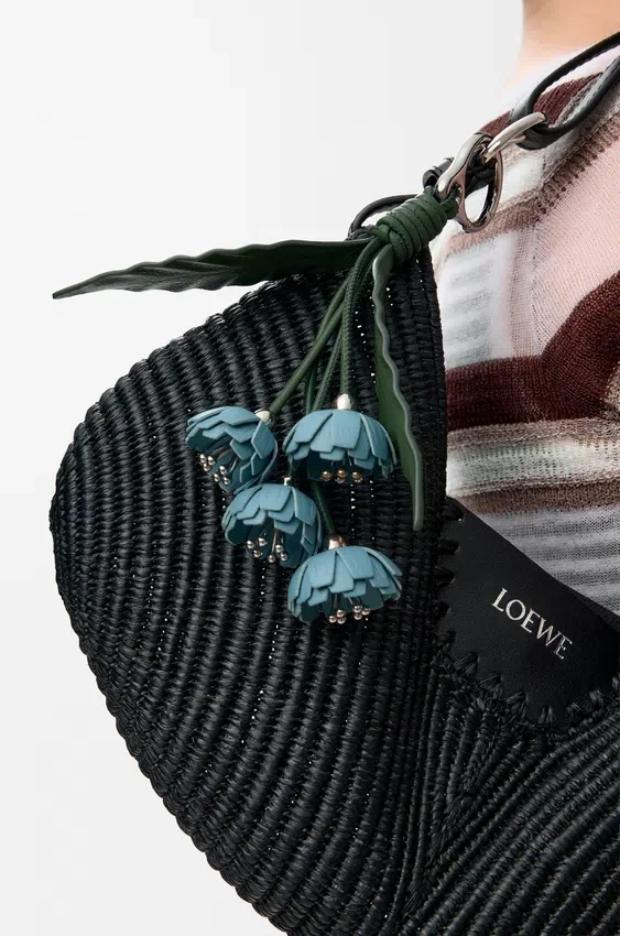 Flower Charm in Classic Calfskin Flower Charm in Classic Calfskin