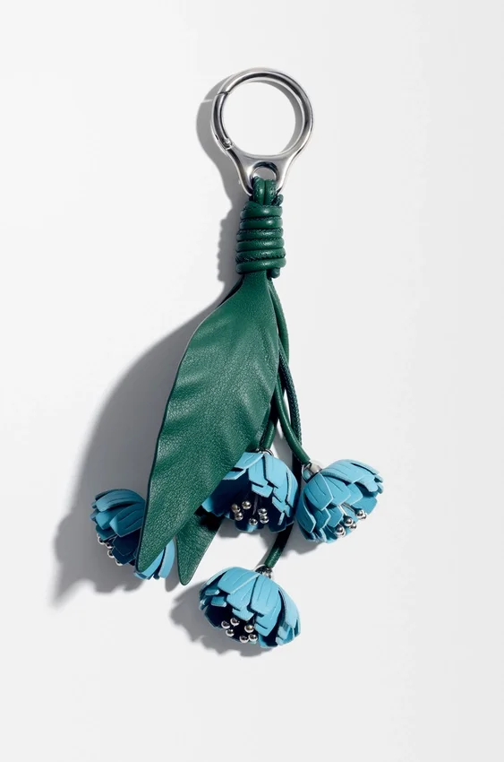 Flower Charm in Classic Calfskin Flower Charm in Classic Calfskin