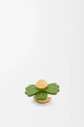 Flower Pin in Calfskin