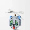 Futurist Cat Bauble in Blown Glass