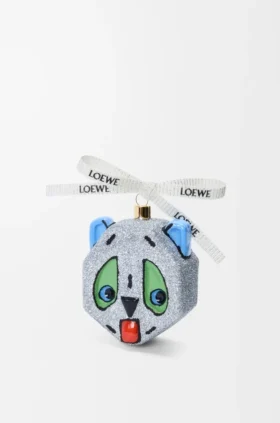 Futurist Cat Bauble in Blown Glass
