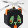 Futurist Cat Bauble in Blown Glass