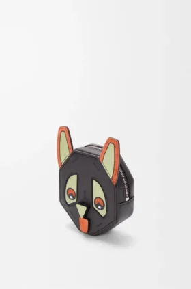 Futurist Cat Coincase in Classic Calfskin
