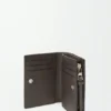 Futurist Cat Compact Wallet in Classic Calfskin Futurist Cat Compact Wallet in Classic Calfskin