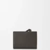 Futurist Cat Compact Wallet in Classic Calfskin Futurist Cat Compact Wallet in Classic Calfskin
