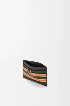 Futurist Cat Plain Cardholder in Classic Calfskin