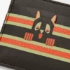 Futurist Cat Plain Cardholder in Classic Calfskin