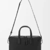 Goya Thin Briefcase in Soft Grained Calfskin