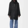 Hooded Coat in Wool