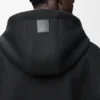 Hooded Coat in Wool