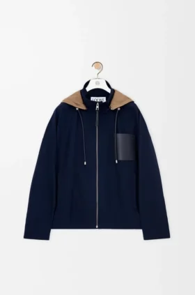 Hooded Jacket in Cotton