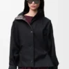 Hooded Jacket in Cotton and Silk