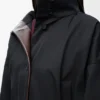 Hooded Jacket in Cotton and Silk