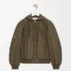 Hooded Jacket in Cotton Blend